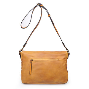 Product Image of Moda Luxe Madeline Messenger 842017117582 View 7 | Mustard
