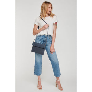 Woman wearing Denim Moda Luxe Amelia Crossbody 842017120599 View 3 | Denim