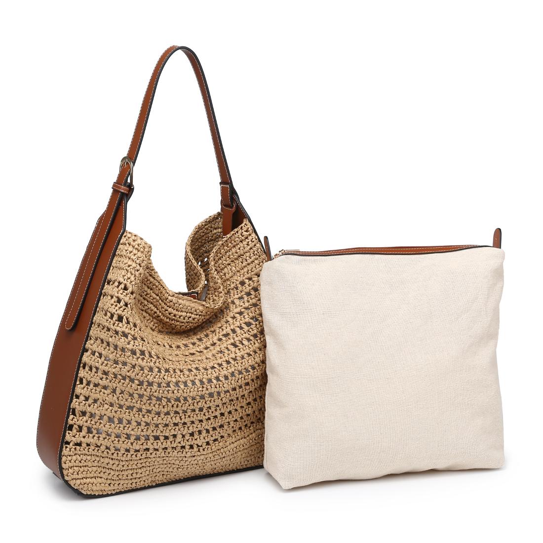 Product Image of Moda Luxe Savannah Hobo 842017138143 View 6 | Tan Natural