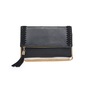 Product Image of Moda Luxe Palermo Clutch 819248014416 View 5 | Black