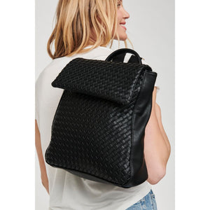 Woman wearing Black Moda Luxe Aurie Backpack 842017127246 View 2 | Black