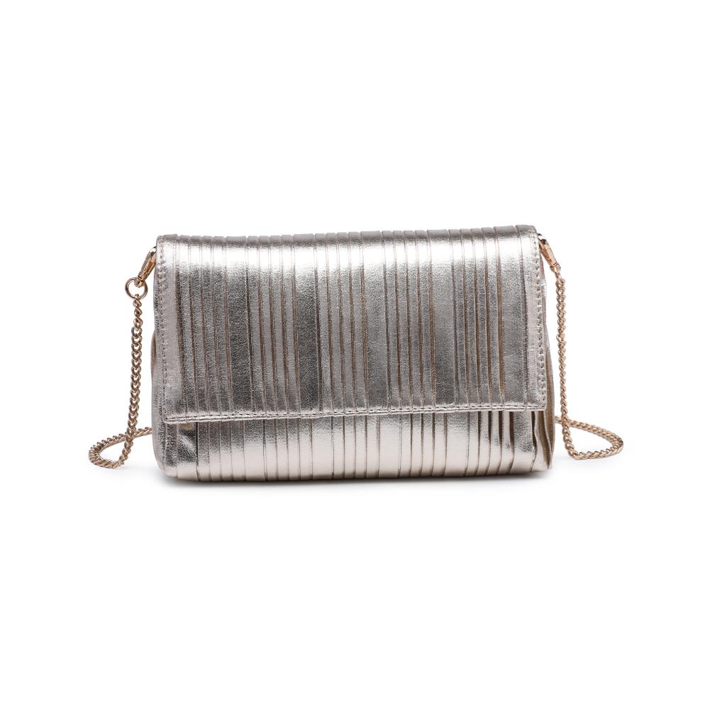 Product Image of Moda Luxe Esmeralda Clutch 842017136781 View 5 | Gold