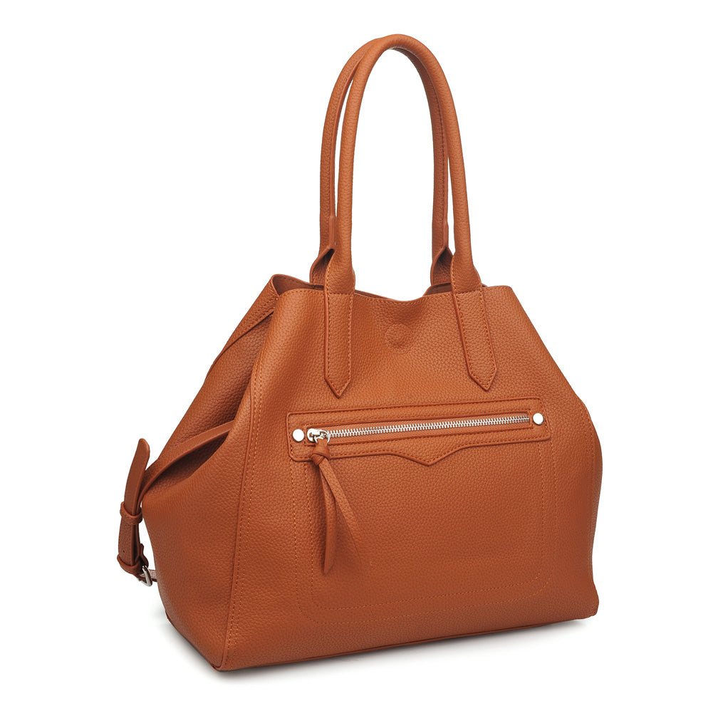 Product Image of Moda Luxe Camden Tote 842017116769 View 2 | Tan