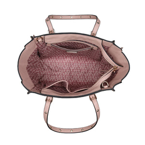 Product Image of Moda Luxe Magnolia Tote 842017119630 View 4 | Blush