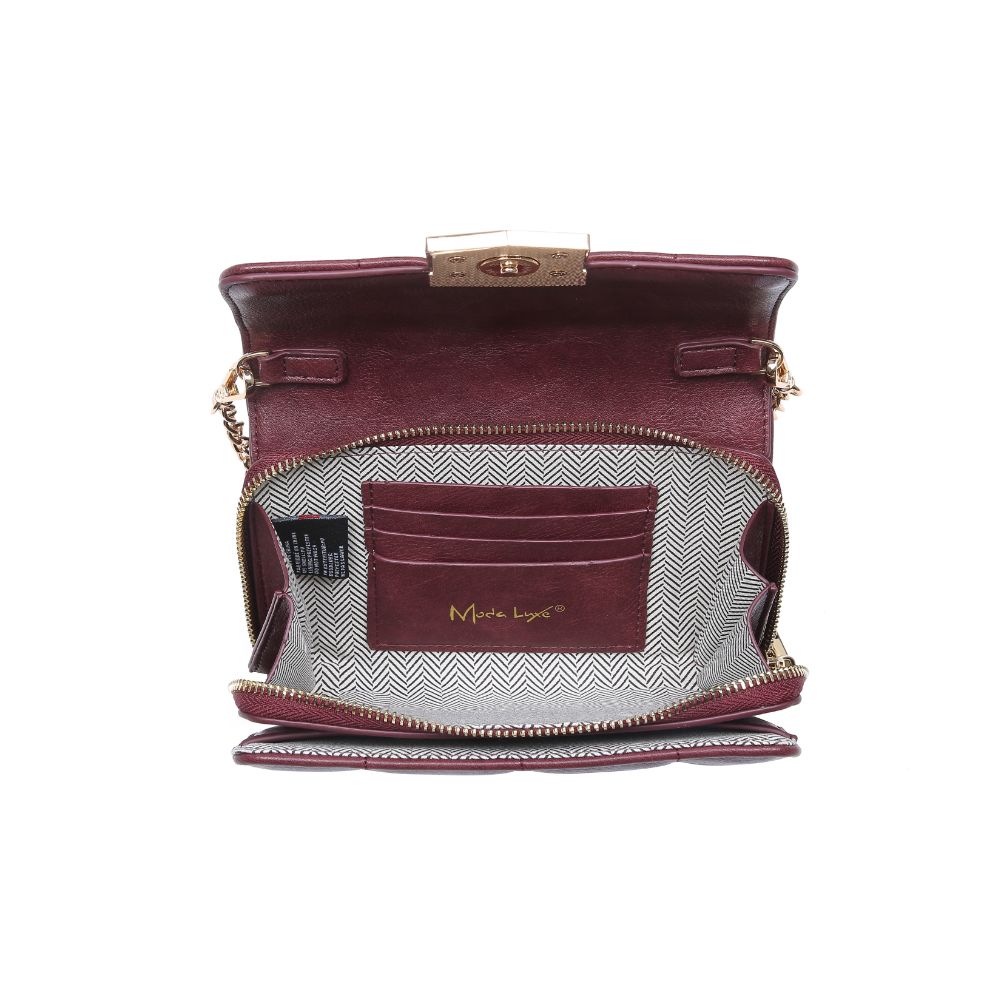 Product Image of Moda Luxe Alina Crossbody 842017128366 View 8 | Merlot