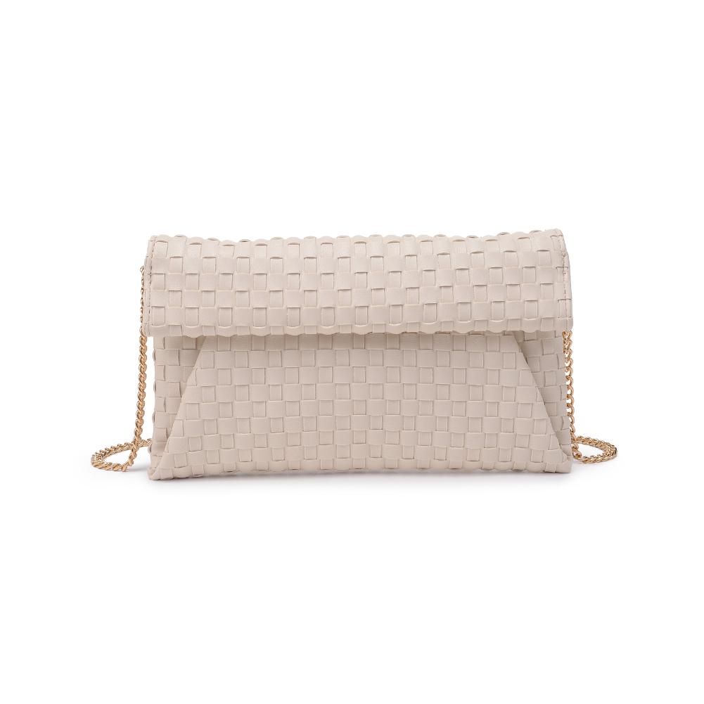 Product Image of Moda Luxe Priscilla Clutch 842017136545 View 1 | Ivory