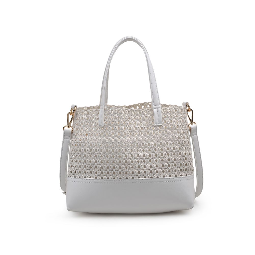 Product Image of Moda Luxe Monaco Tote 842017123965 View 7 | White