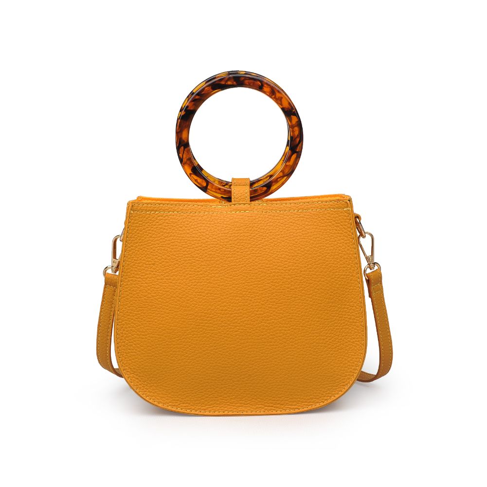 Product Image of Moda Luxe Savanah Pebble Crossbody 842017121565 View 5 | Mustard