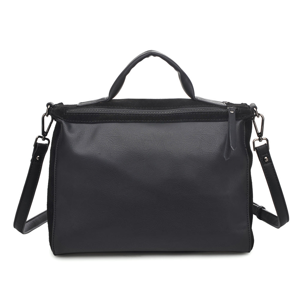 Product Image of Moda Luxe Harrison Satchel 842017116004 View 7 | Black