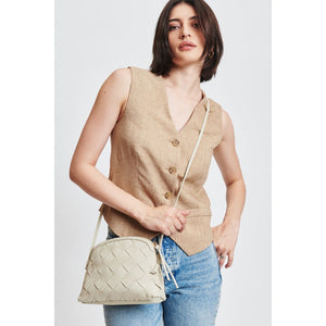 Woman wearing Ivory Moda Luxe Calista Crossbody 842017131441 View 2 | Ivory