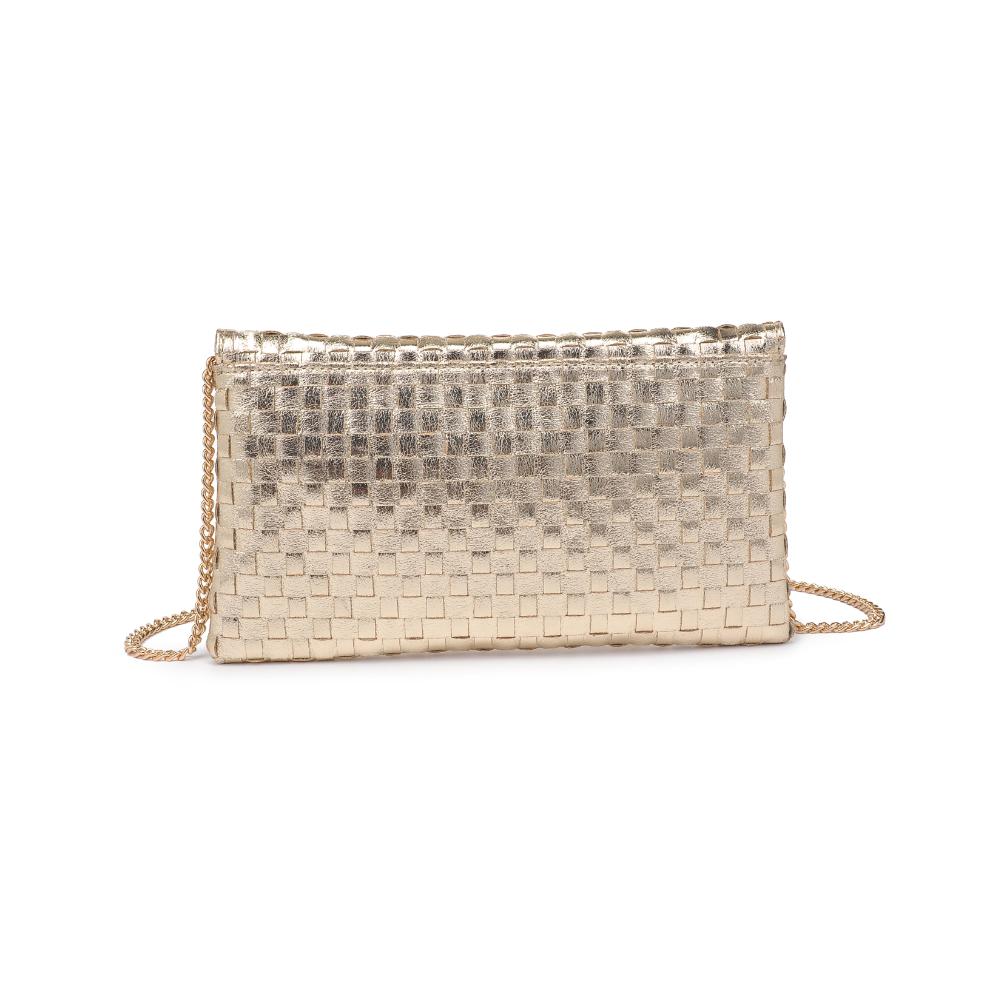 Product Image of Product Image of Moda Luxe Priscilla Clutch 842017136552 View 3 | Gold