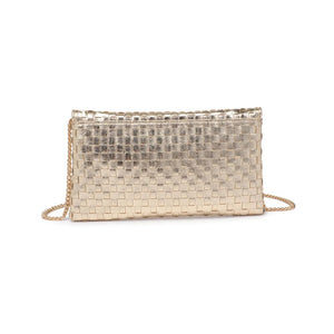 Product Image of Product Image of Moda Luxe Priscilla Clutch 842017136552 View 3 | Gold