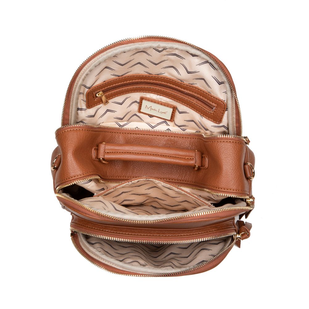 Product Image of Moda Luxe Claudia Backpack 842017126119 View 8 | Cognac