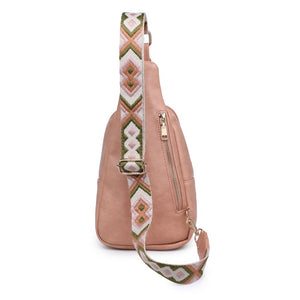 Product Image of Moda Luxe Regina Sling Backpack 842017129530 View 7 | Natural