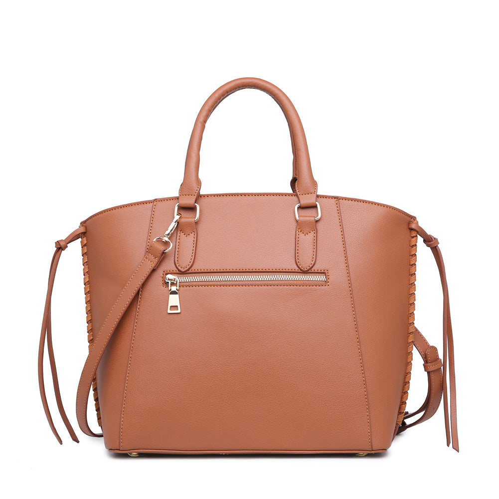 Product Image of Product Image of Moda Luxe Reese Satchel 842017119371 View 3 | Tan