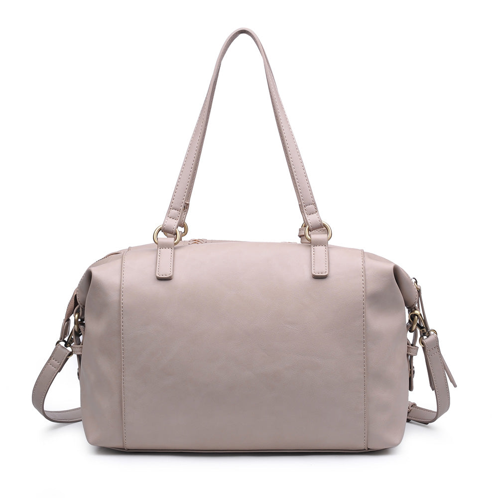 Product Image of Product Image of Moda Luxe Annette Satchel 842017118305 View 3 | Grey