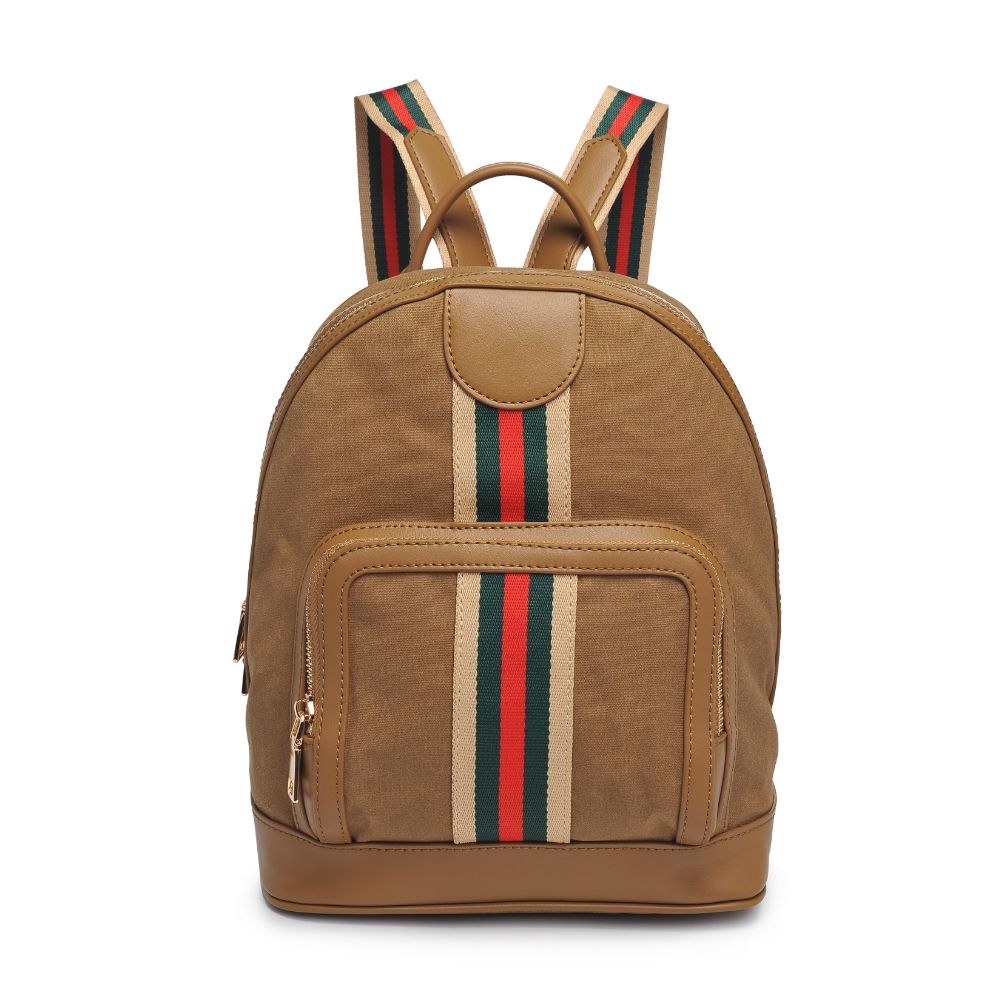 Product Image of Moda Luxe Scarlet Backpack 842017128243 View 5 | Camel