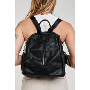 Woman wearing Black Moda Luxe Bowie Backpack 842017119487 View 1 | Black