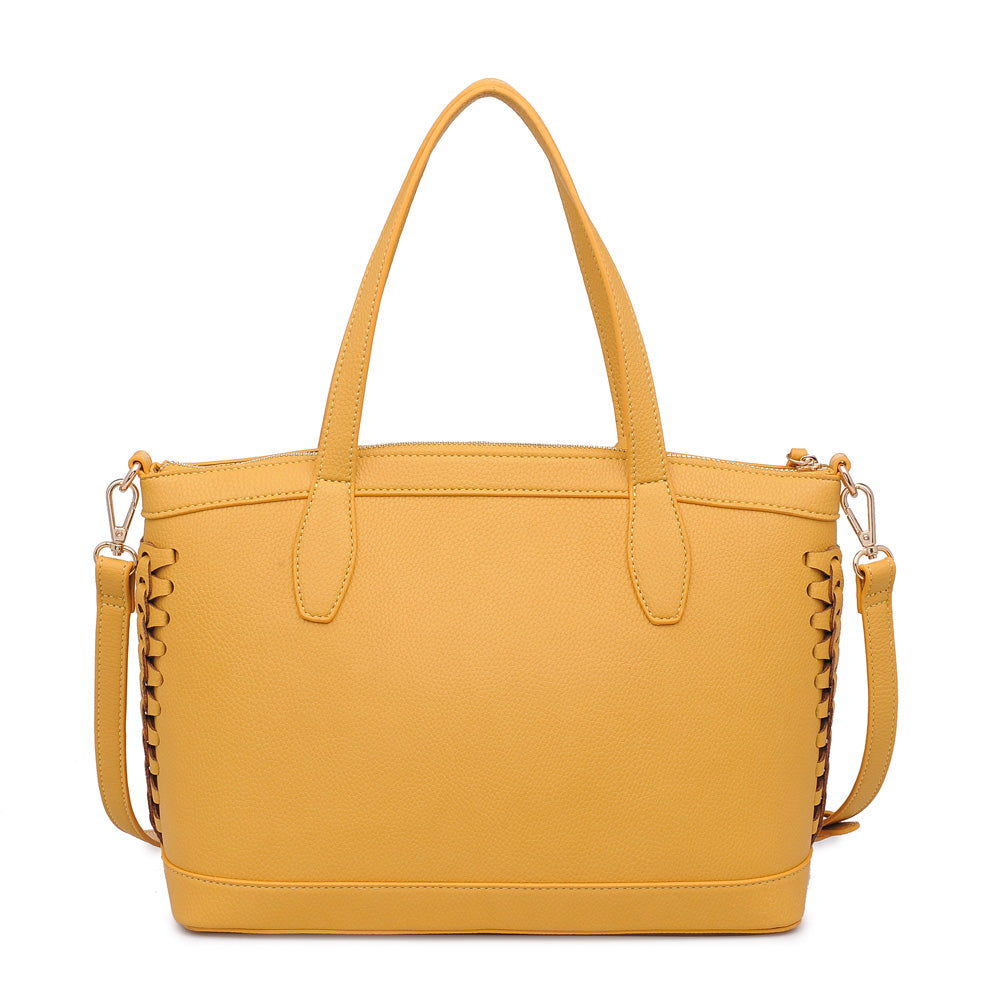 Product Image of Product Image of Moda Luxe Stormi Satchel 842017118756 View 3 | Mustard