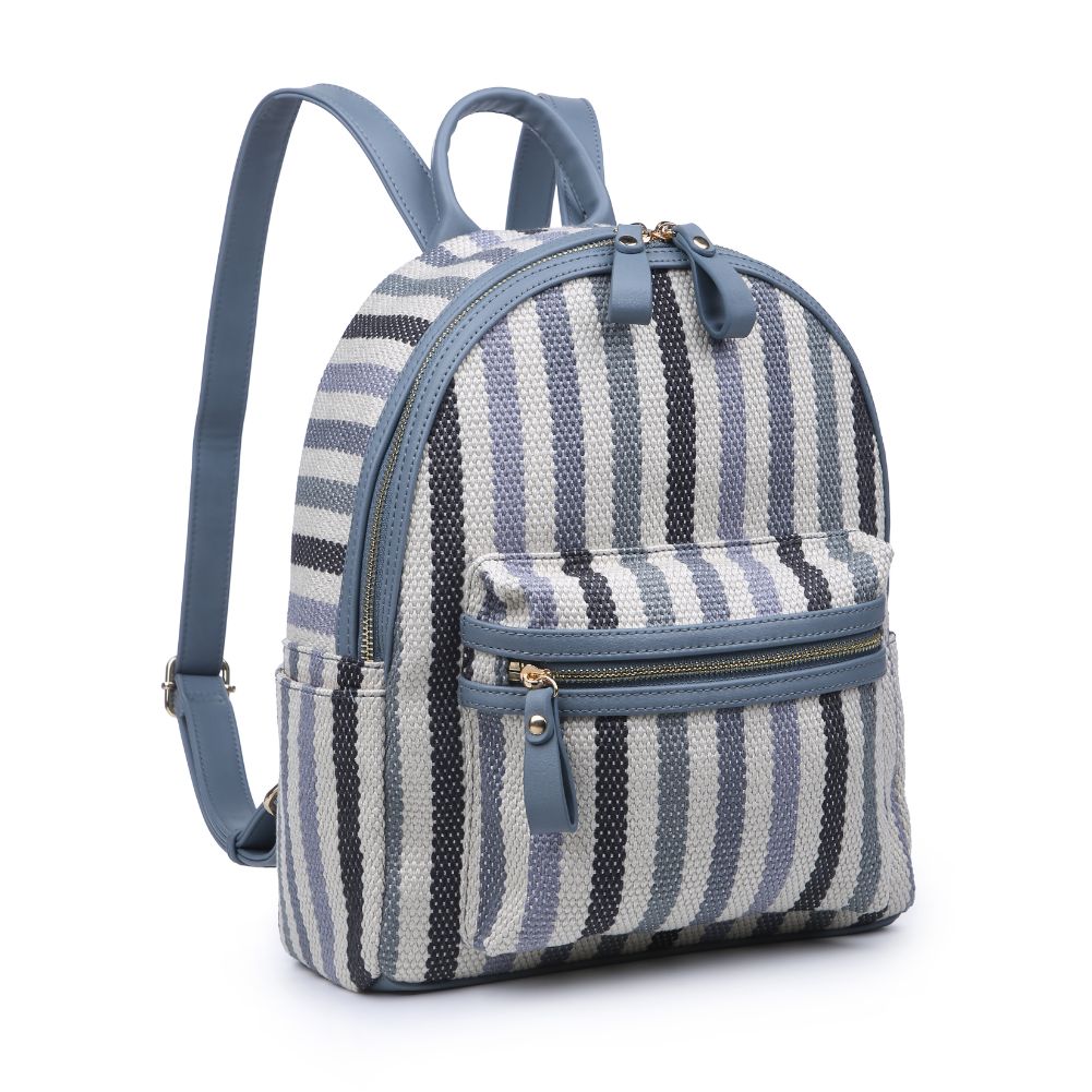 Product Image of Moda Luxe Trent Backpack 842017124443 View 6 | Denim