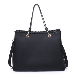 Product Image of Product Image of Moda Luxe Daphne Satchel 842017119531 View 3 | Black