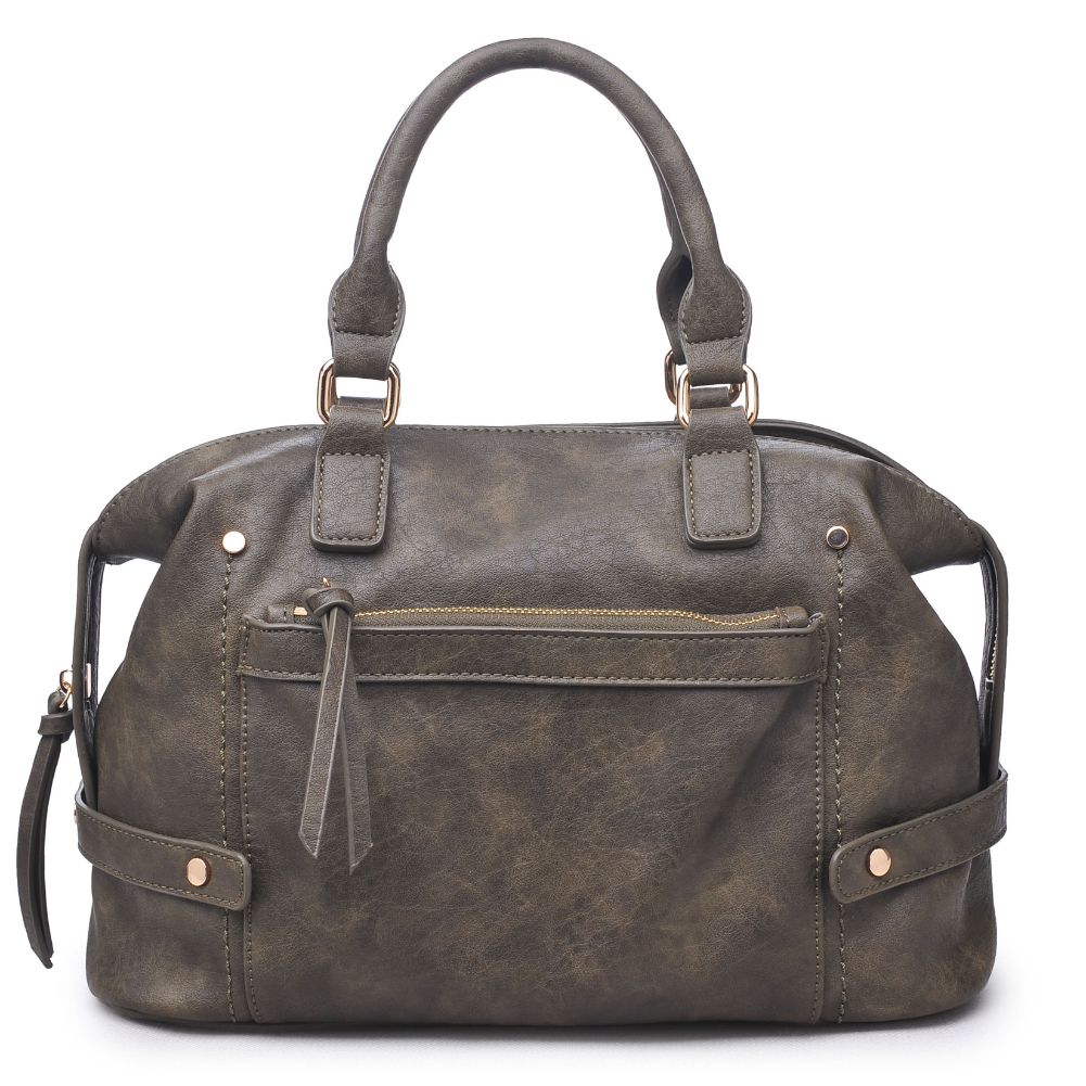 Product Image of Moda Luxe Augusta Satchel 819248019770 View 1 | Olive