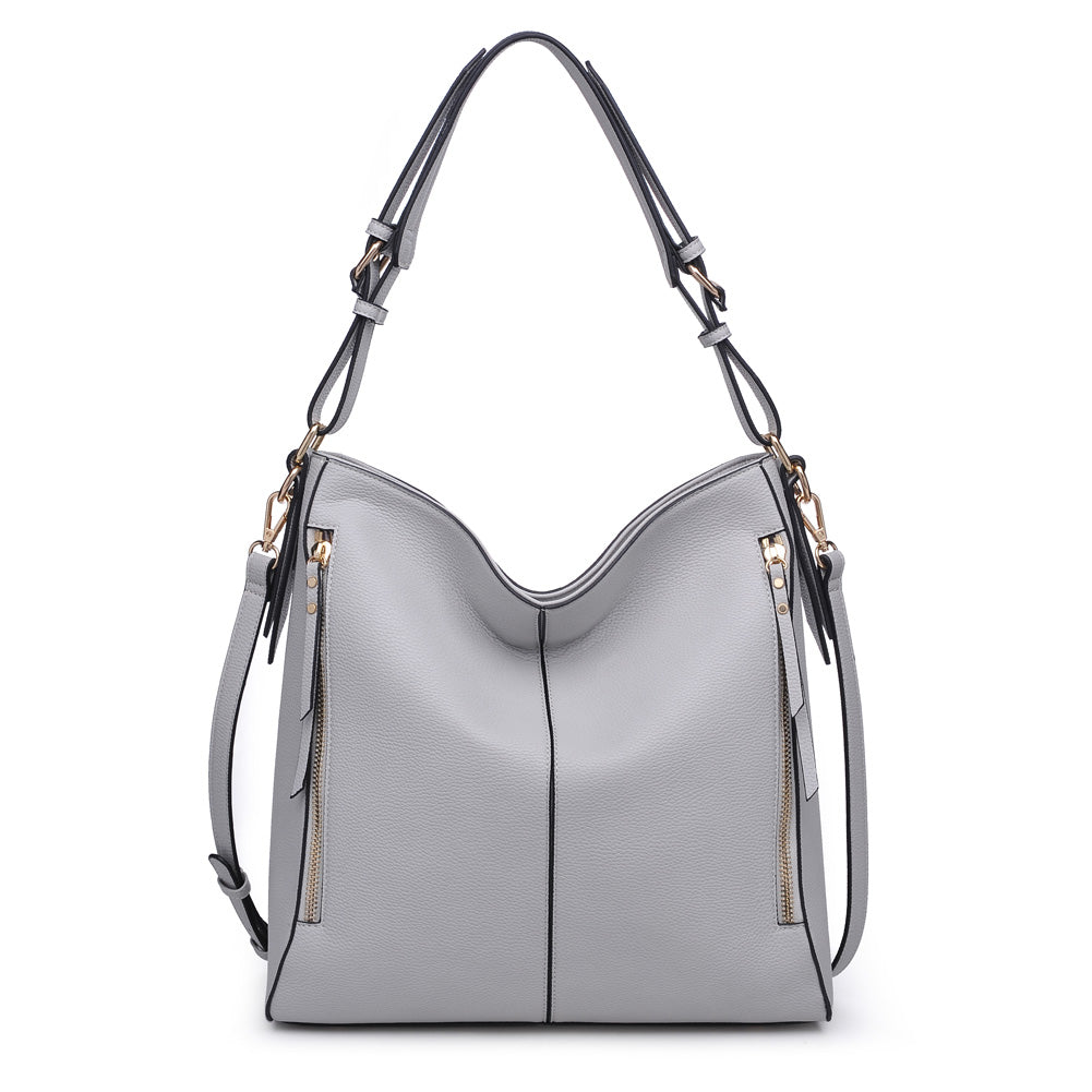 Product Image of Moda Luxe Carrie Hobo 842017118848 View 1 | Grey