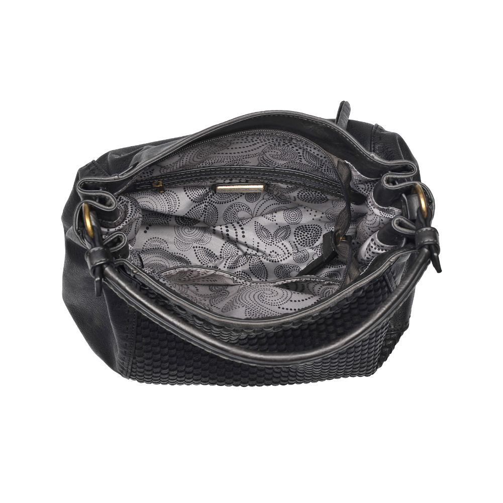 Product Image of Moda Luxe Raven Hobo 842017120704 View 8 | Black