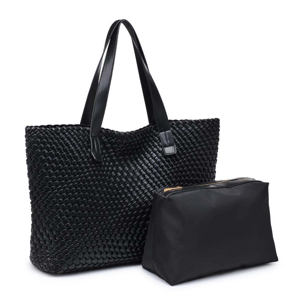 Product Image of Moda Luxe Piquant Tote 842017135586 View 6 | Black