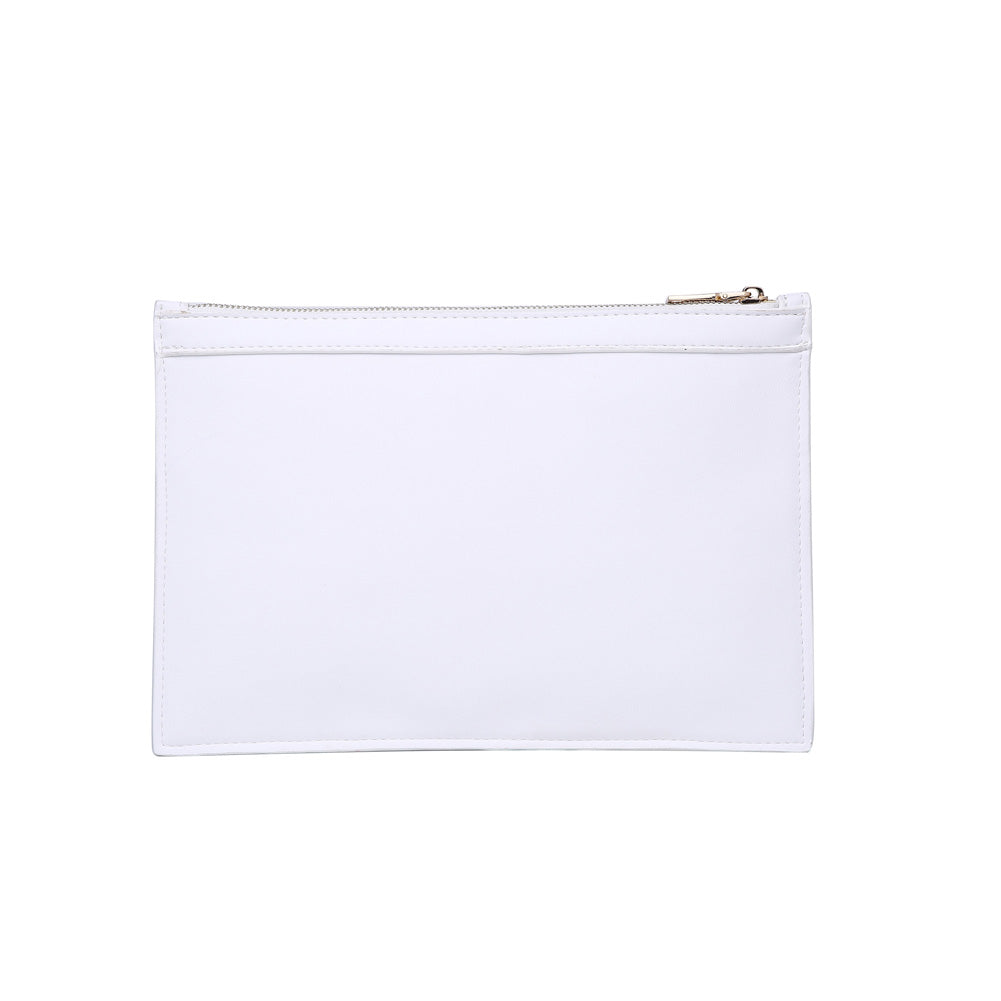 Product Image of Moda Luxe Frenchie Clutch 842017120223 View 7 | White