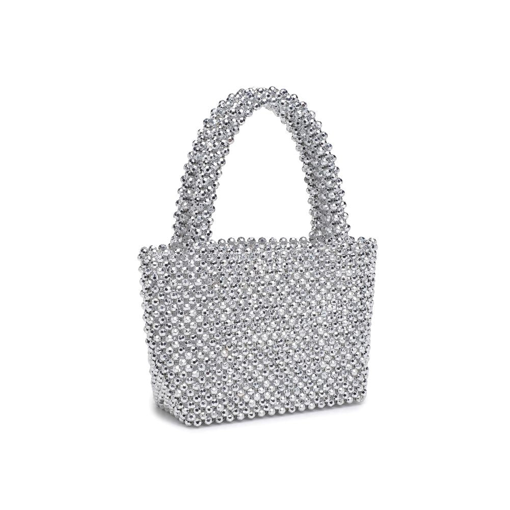Product Image of Moda Luxe Donna Evening Bag 842017133094 View 6 | Silver