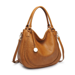 Product Image of Moda Luxe Lindsay Hobo 842017128151 View 6 | Mustard