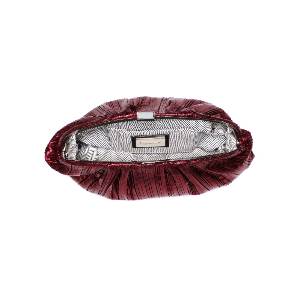 Product Image of Moda Luxe Jewel Clutch 842017132844 View 8 | Burgundy
