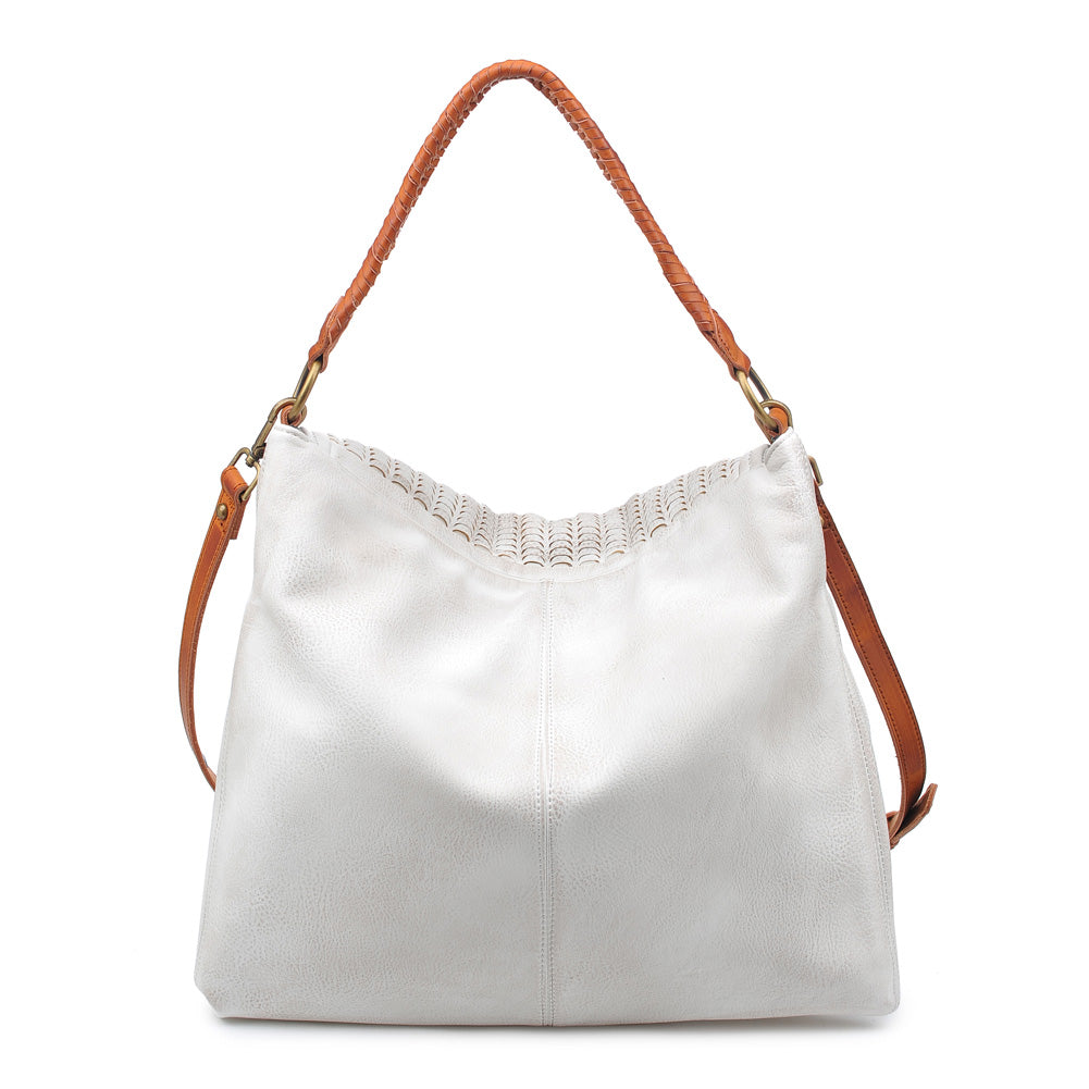 Product Image of Product Image of Moda Luxe Adriana Hobo 842017113720 View 3 | White