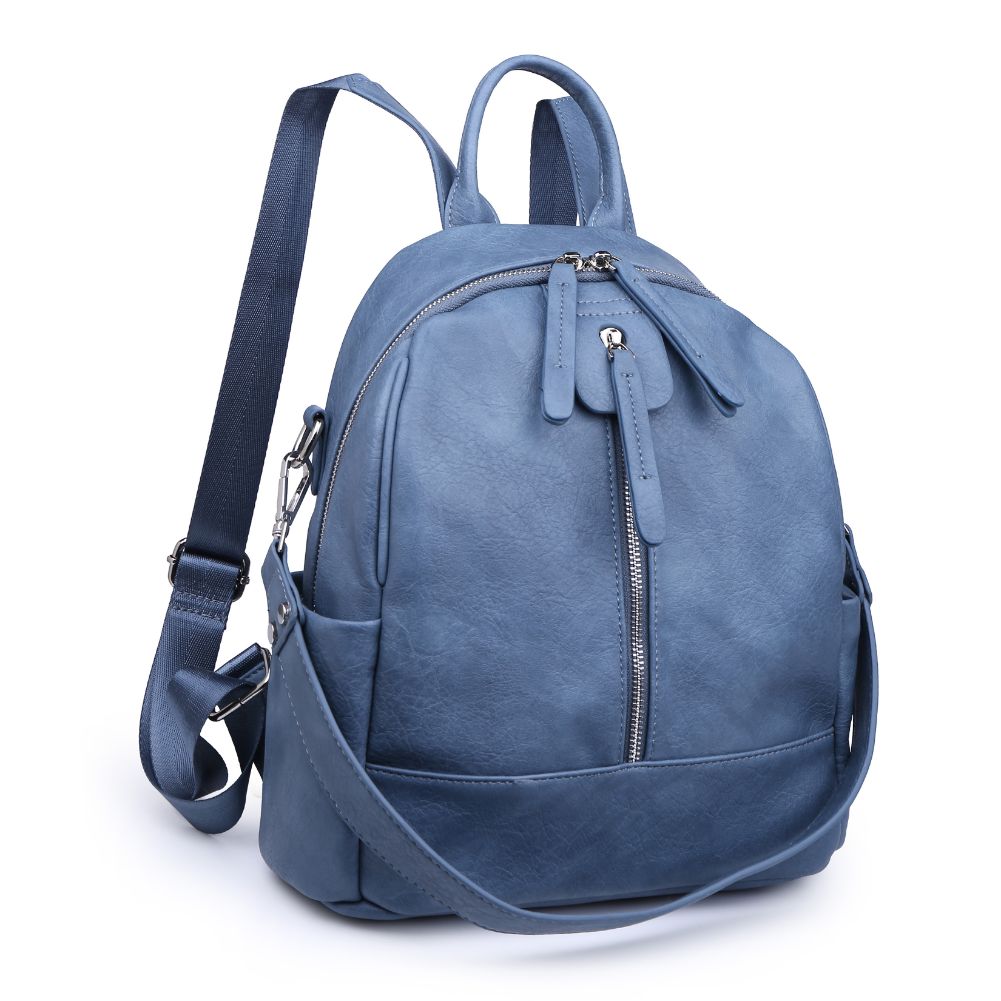 Product Image of Moda Luxe Bowie Backpack 842017120506 View 6 | Denim