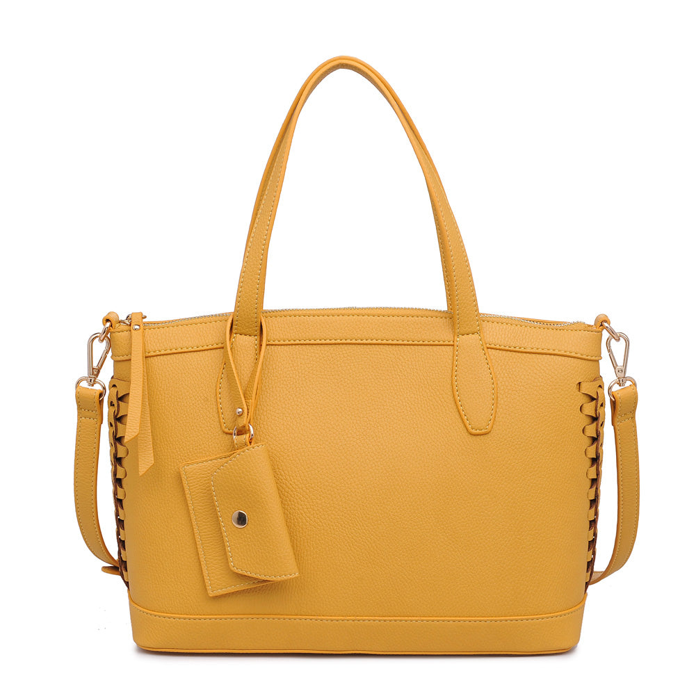 Product Image of Moda Luxe Stormi Satchel 842017118756 View 1 | Mustard