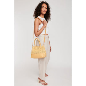 Woman wearing Nude Moda Luxe Monaco Tote 842017123972 View 4 | Nude