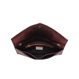 Product Image of Moda Luxe Romy Clutch 842017118169 View 4 | Burgundy