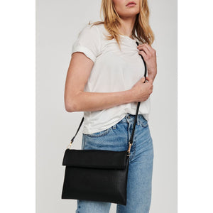 Woman wearing Black Moda Luxe Amelia Crossbody 842017120575 View 1 | Black