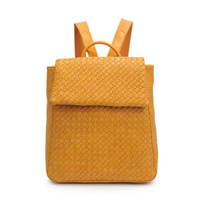 Product Image of Moda Luxe Aurie Backpack 842017127284 View 5 | Mustard