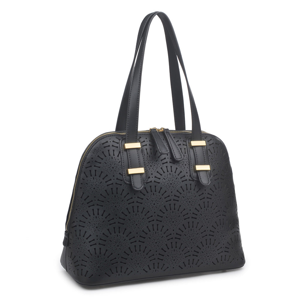 Product Image of Moda Luxe Alondra Satchel 842017112198 View 2 | Black