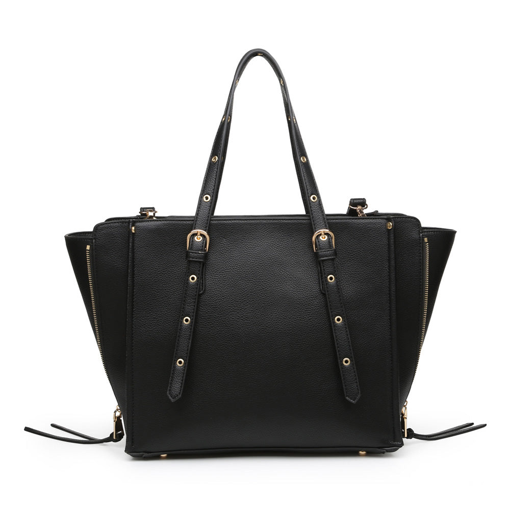 Product Image of Moda Luxe Magnolia Tote 842017119616 View 1 | Black