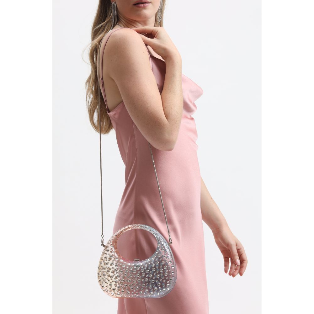 Woman wearing Multi Moda Luxe Vianca Evening Bag 842017133995 View 3 | Multi