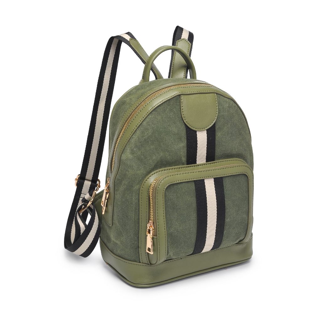 Product Image of Moda Luxe Scarlet Backpack 842017128236 View 6 | Olive