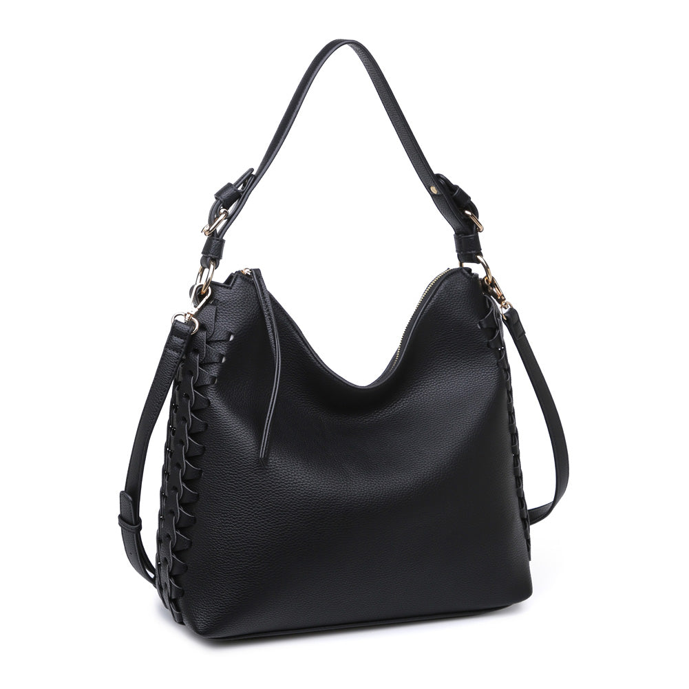 Product Image of Moda Luxe Stephanie Hobo 842017119739 View 2 | Black