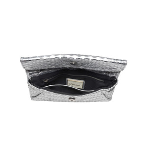 Product Image of Moda Luxe Audrey Clutch 842017118138 View 8 | Silver