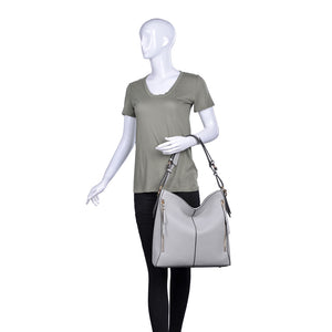 Product Image of Moda Luxe Carrie Hobo 842017118848 View 5 | Grey