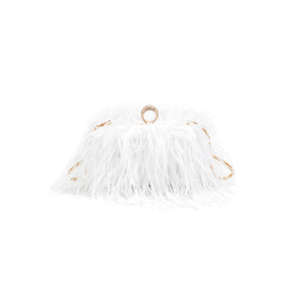 Product Image of Moda Luxe Harlow Evening Bag 842017131526 View 5 | White