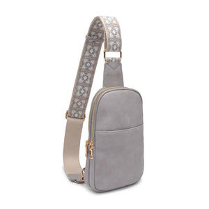 Product Image of Moda Luxe Zuri Sling Backpack 842017135869 View 6 | Grey