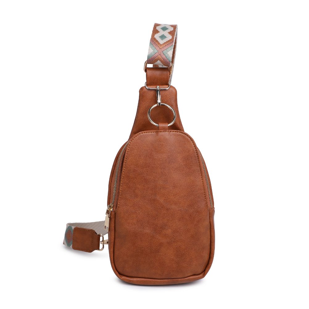 Product Image of Moda Luxe Regina Sling Backpack 842017129547 View 5 | Tan